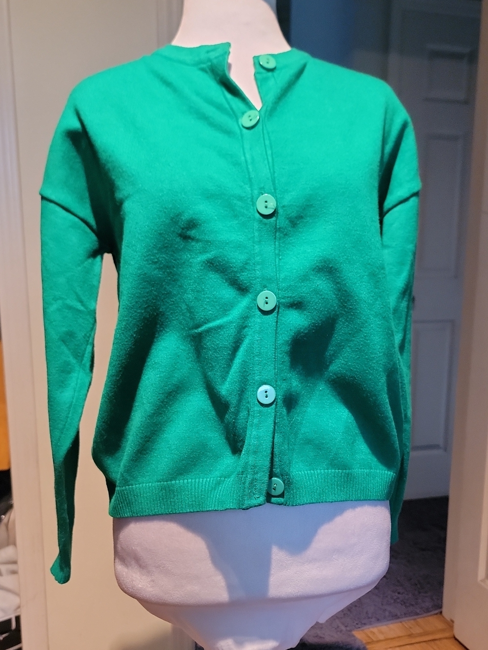 Princess Polly Small Extra Small Green Cardigan